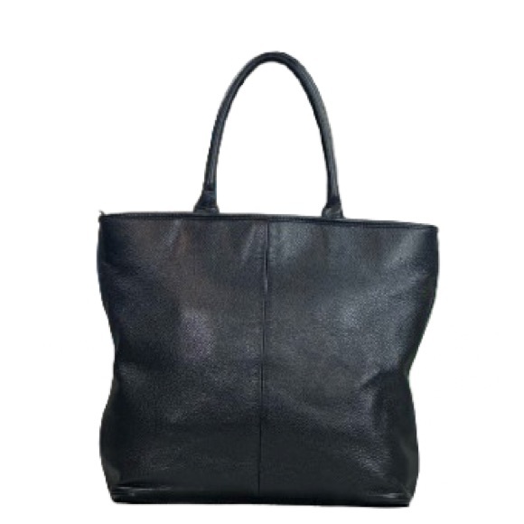 Tory Burch Jaden Horse Bit Large Black Leather Shoulder Bag - Picture 2 of 8